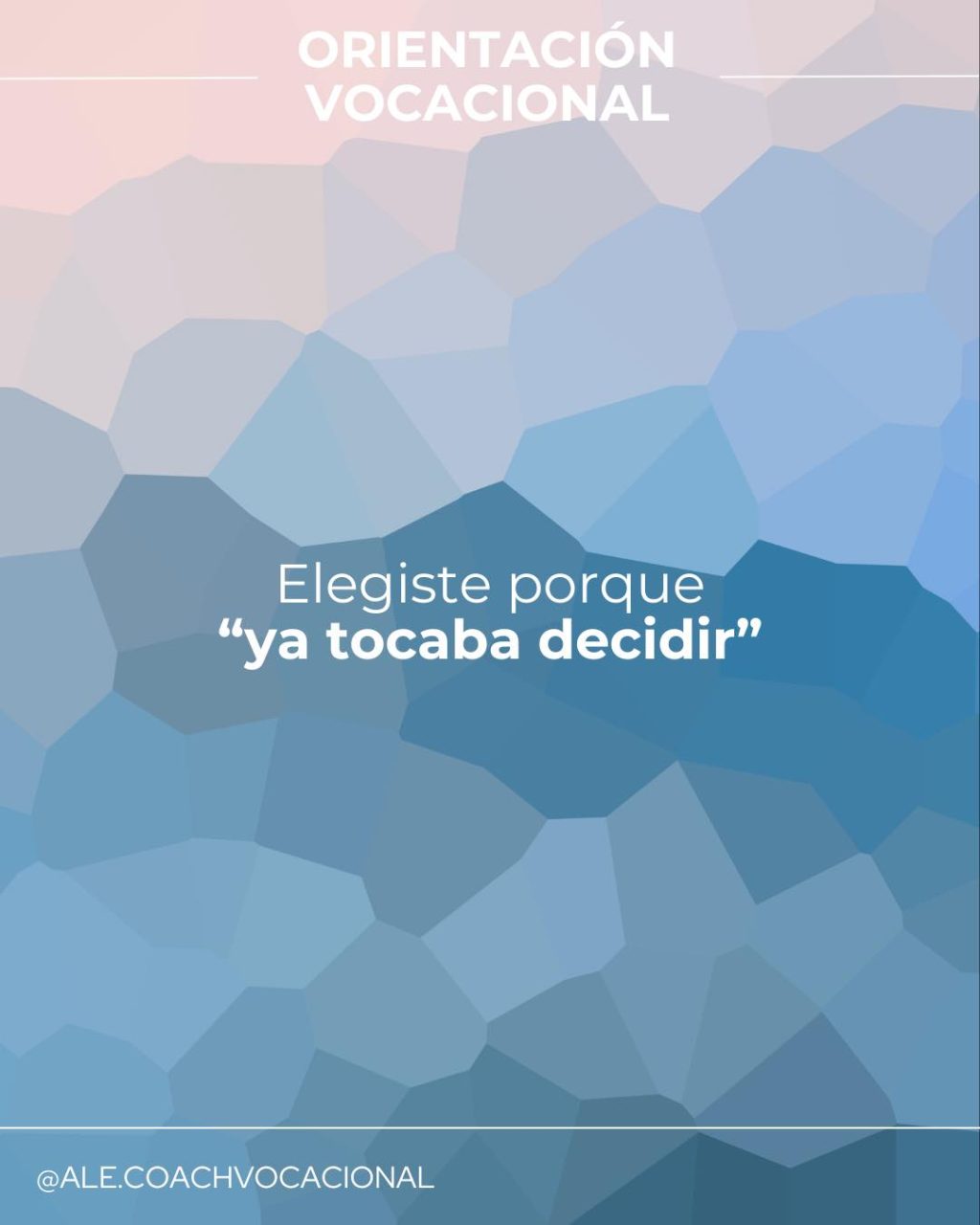 Instagram post from ale.coachvocacional. This post is in position 1.